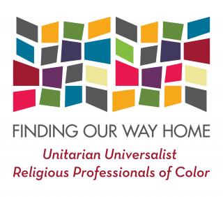 Logo for Finding Our Way Home Retreat for UU Religious Professionals of Color