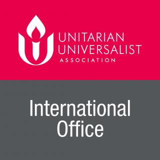 Graphic of logo for UUA International Office.