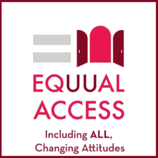 logo of EqUUal Access "Including ALL, Changing Attitudes"